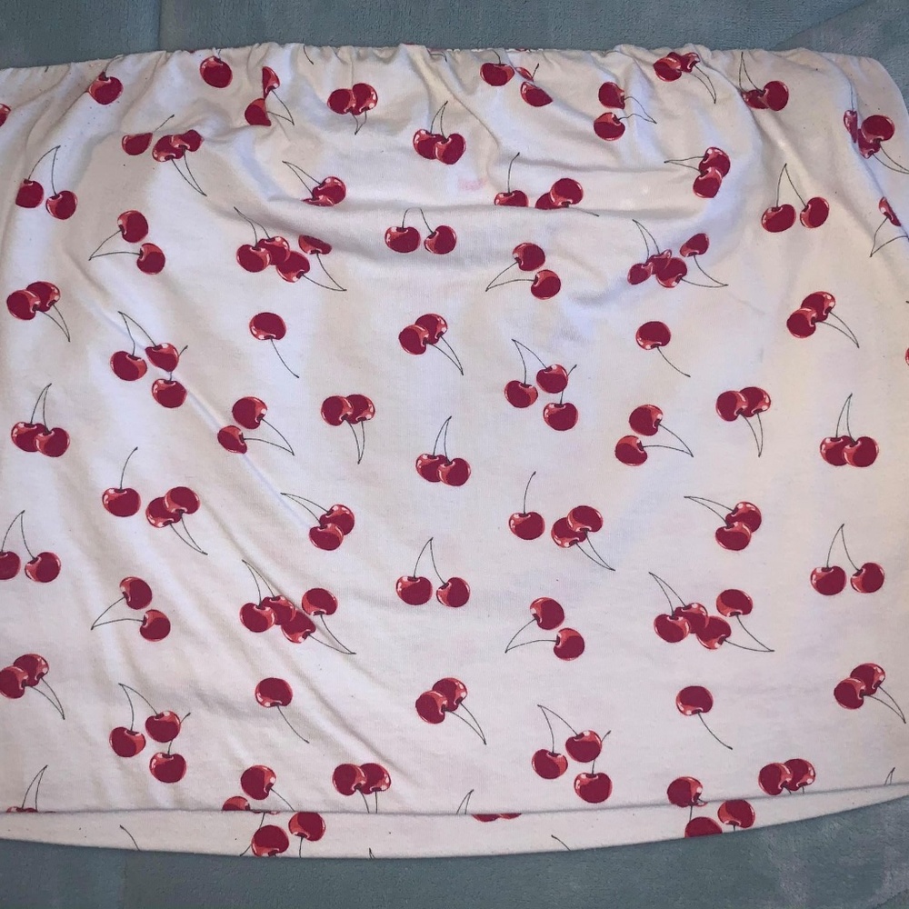 Cherry print Tube Top